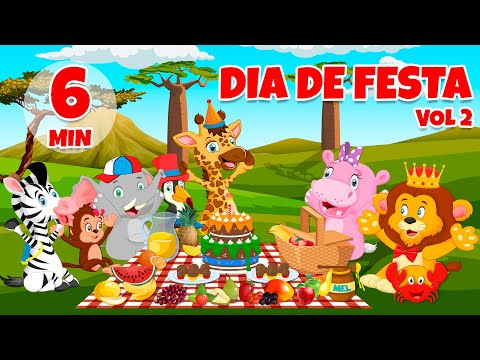 Dia de Festa Vol. 3 - Giramille 6 min | Desenho Animado Musical