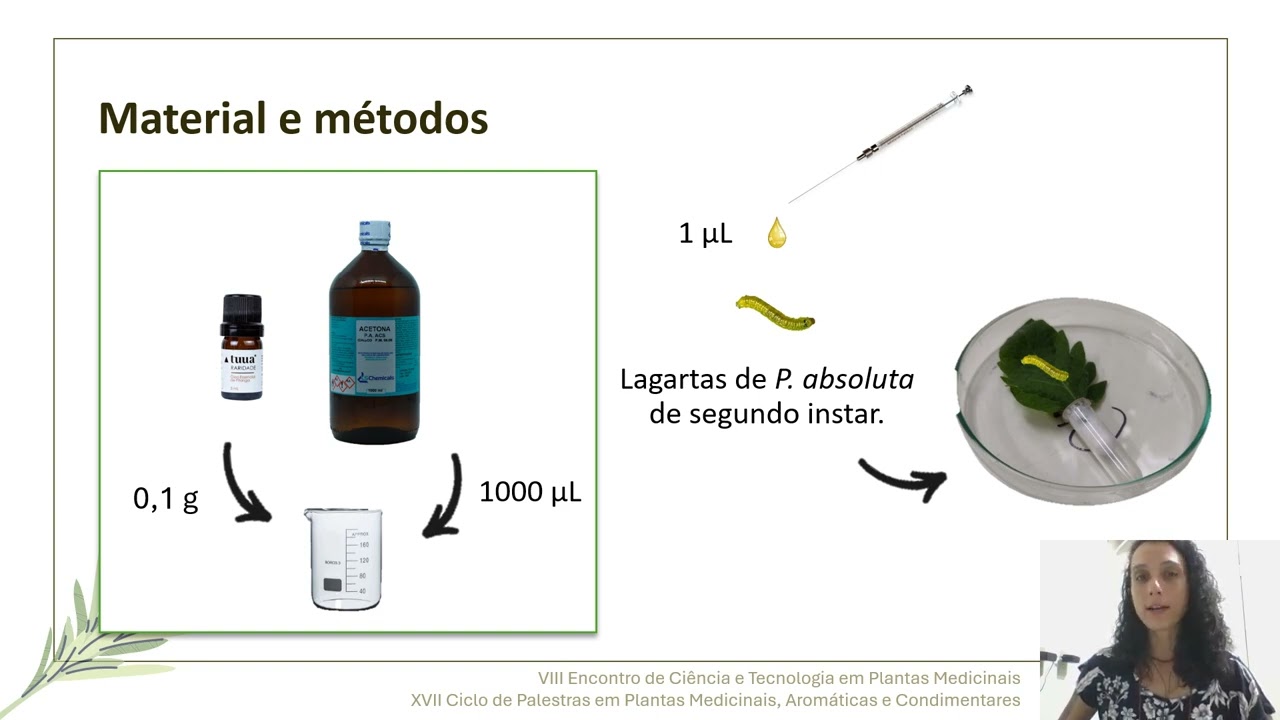 ÓLEO ESSENCIAL DE Eugenia uniflora COMO MEDIDA DE CONTROLE DE Phthorimaea (=Tuta) absoluta
