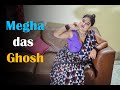 MEGHA IN SAREE AND SLEEVELESS BLOUSE WITH A DESI LOOK SIMPLE STYLE IN DESI FLAVOR VIDEO