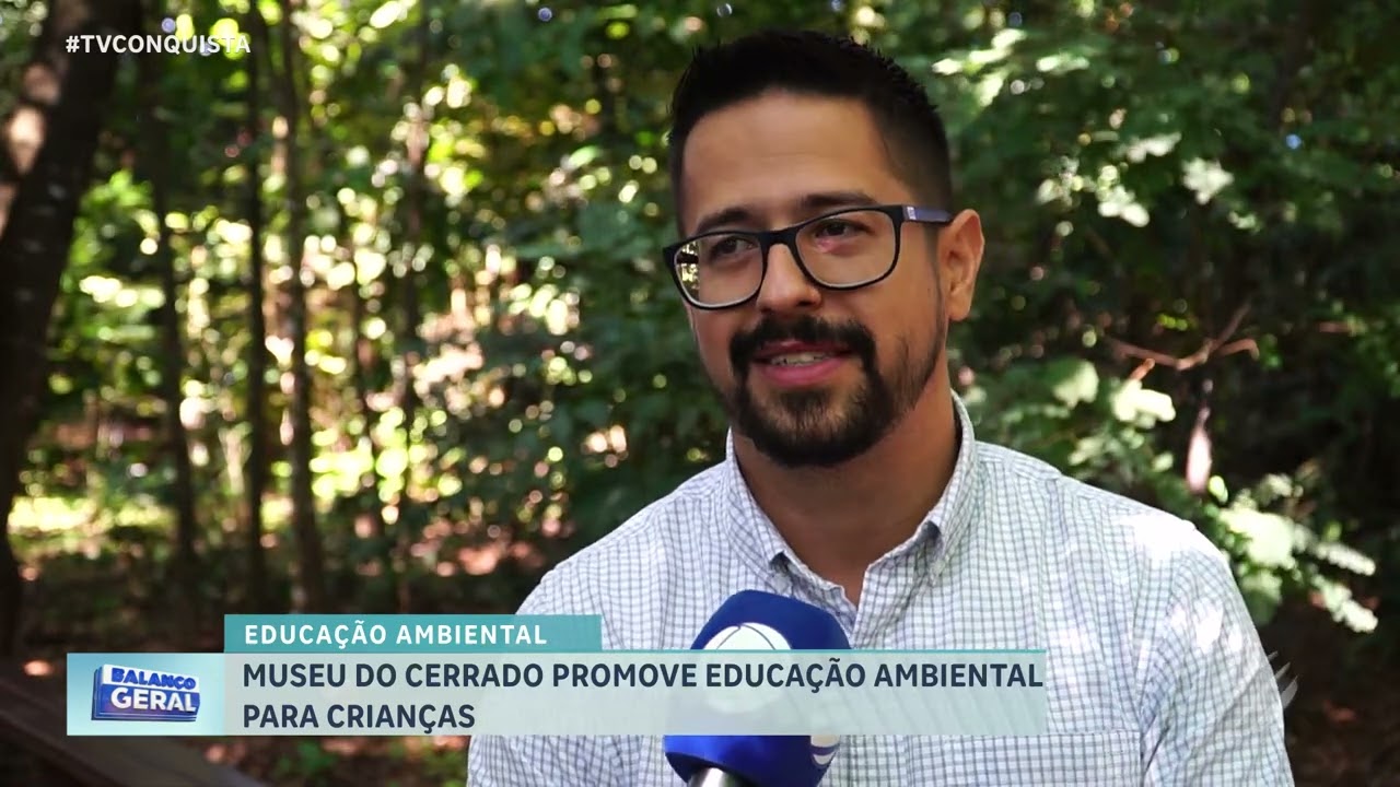 Crianças aprendem sobre o meio ambiente em visita ao Museu do Cerrado
