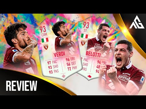 DUPLA DINÂMICA ITALIANA!! REVIEW SUMMER HEAT VERDI 93 & BELOTTI 93 | FIFA 20 Ultimate Team