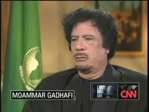 , title : 'Moammar Gadhafi on Larry King 9/28/09 1 of 5'