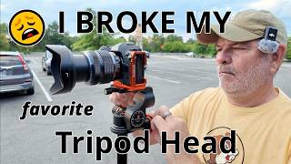 I Broke My Favorite Tripod Head K&F Concept 3-Way Geared Head
