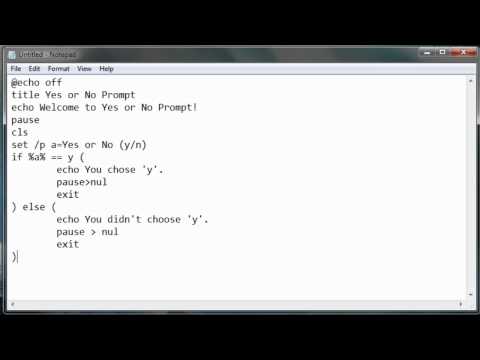 Complete Batch Tutorials Series Tutorial 1
