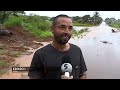 Rio Anta transborda e deixa rua  interditada no bairro Centenário em Rolim de Moura