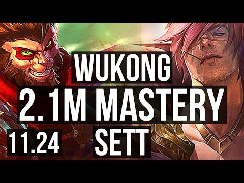 WUKONG vs SETT (TOP) | 2.1M mastery, 11/3/13 | EUW Diamond | 11.24