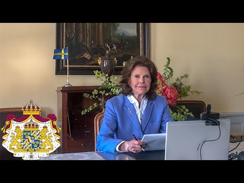 Drottningen deltog i FN-webbinarium om barns säkerhet online