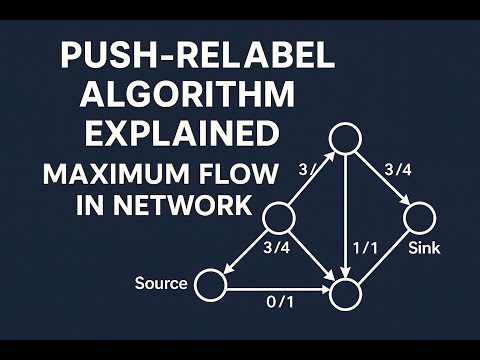 Push-Relabel Algorithm Explained: Maximum Flow in Network
