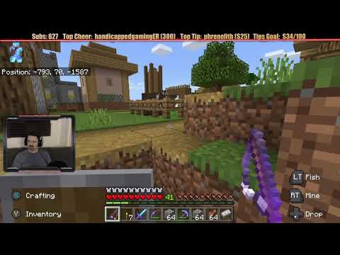 Minecraft "Chill Stream" Sept. 23, 2019 pt2 - Some Missing Pieces and a RUSH For the End!