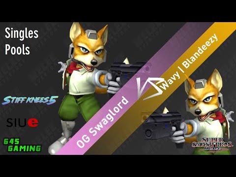 Stiff Knees 5 - OG Swaglord (Fox) vs. Wavy | Blandeezy (Fox) - SSBM - Singles Pools