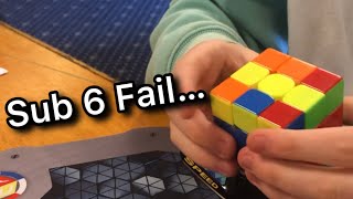 7.53 Official 3x3 Single (Sub 6 FAIL!)