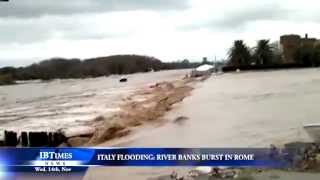 Italy Flooding: River Banks burst in Rome