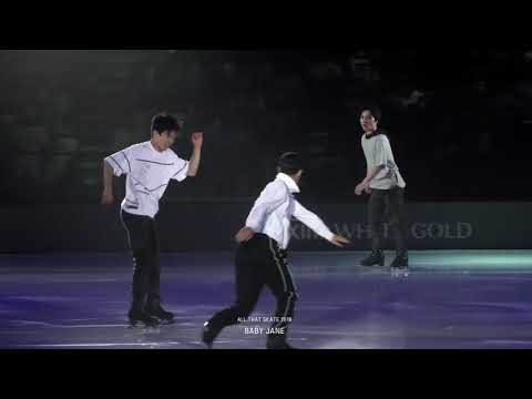 Thunder - Nathan Chen, Javier Fernandez, Junehyong Lee, Shoma Uno @ All That Skate 2019