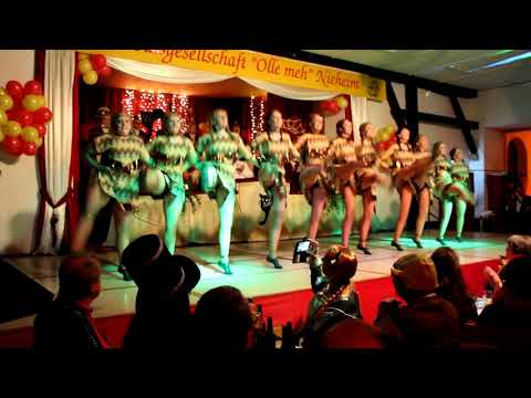 Showtanz der Prinzengarde beim Büttenabend 2018