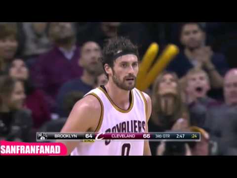 Kevin Love Full Highlights 2015.11.28 vs Nets - 26 Pts, 6 Threes!