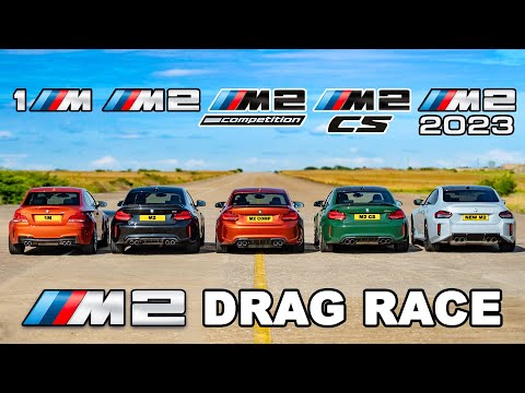 BMW M2 Generations DRAG RACE