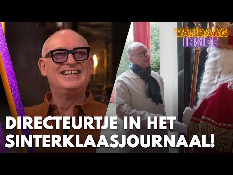 René van der Gijp geniet van Directeurtje in Sinterklaasjournaal: 'Is toch leuk, man!'