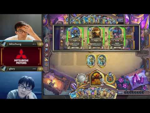 blitzchung vs glory || 《爐石戰記》大師職業賽 亞太區 第二季 - W1D3