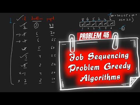 Job Sequencing Problem | Greedy Algorithms