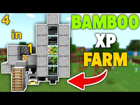 TadCreeper - Minecraft : Bamboo XP Farm Tutorial | Bedrock (MCPE,Xbox,PS4,Nintendo Switch,Windows10)