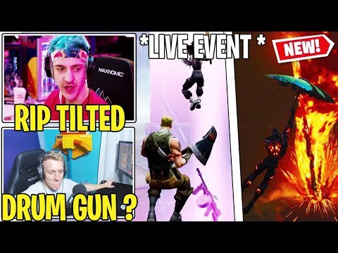 Streamers React to Drum Gun *UNVAULTED* & MAP DESTROYED!! (NEXUS EVENT)