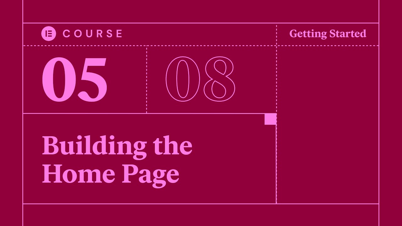 [05] Building the Homepage in Elementor