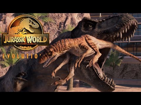 T-Rex vs Spino, I-Rex, I-Raptor, Scorpios Rex, Velociraptor, Giga, Carcha, Acro & Allo (4K 60FPS)