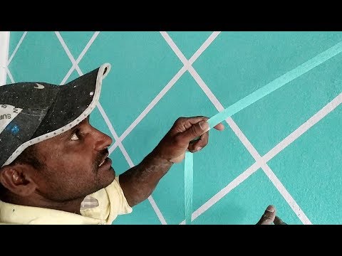 Distemper Taping Wall Design Work In JALNA