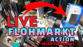 LIVE Flohmarkt Action Hofflohmarkt, Gameboy & Spiele zum kleinen Preis + Ibiza Trödelmarkt Reselling