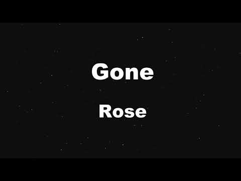 Karaoke♬ Gone - ROSÉ 【No Guide Melody】 Instrumental