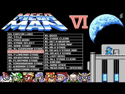 Mega Man 6 Soundtrack (NES OST, 25 Tracks) Megaman VI