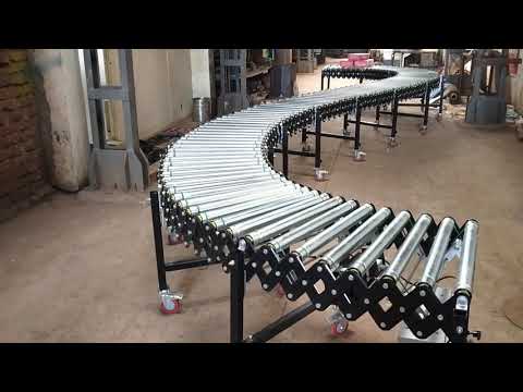 Flexible Expandable Motorized Roller Conveyor