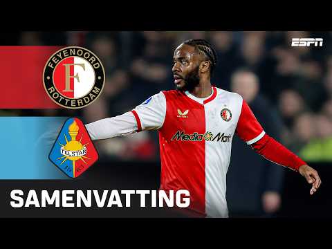 DEBUUT Raheem STERLING en DUBBELSLAG Anis HADJ MOUSSA! 🤩 | Samenvatting Feyenoord - Telstar