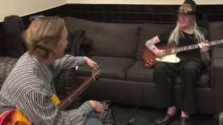 Johnny Winter " Last TV Interview " with Bob Miles - 04/2014