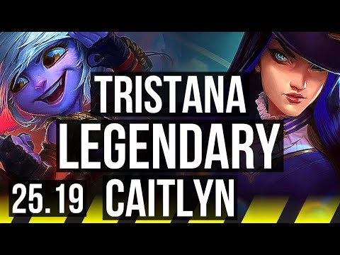 TRISTANA & Nami vs CAITLYN & Zoe (ADC) | Legendary, 22/2/2, 66% winrate | EUW Master | 25.19
