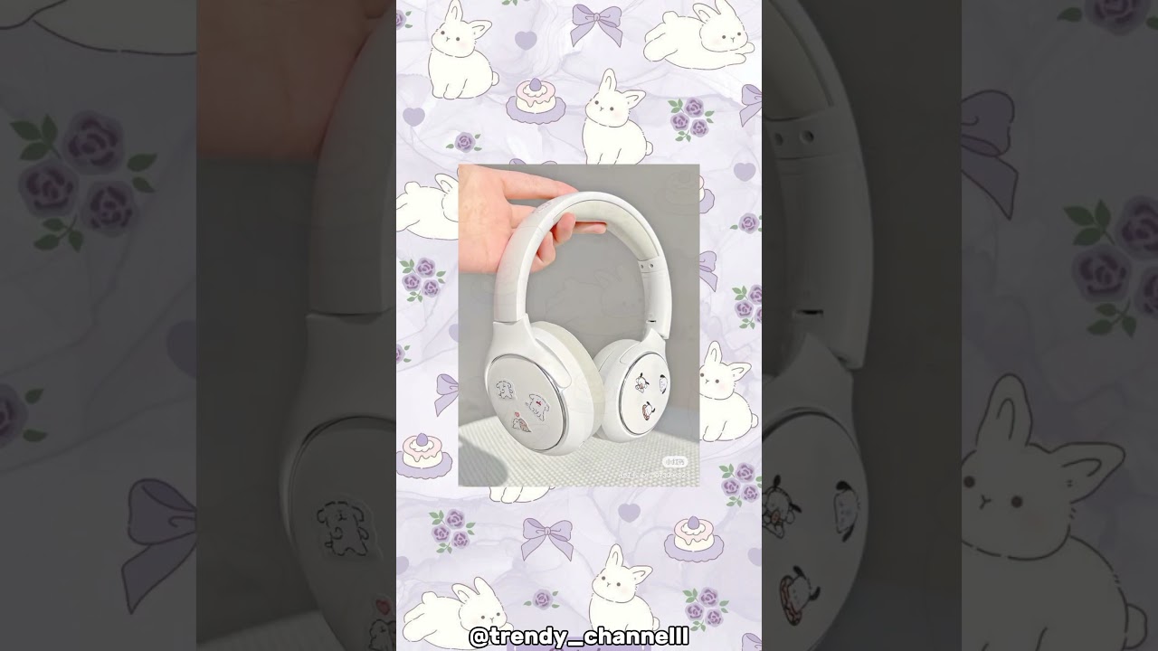 Headphone nya aesthetic banget! 😻💜 || #fypviralシ #masukberanda #cute