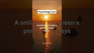 A smile doesn’t always mean a person is happy #shorts #psychologyfacts