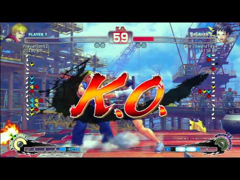 SSF4 Rank Match  Playerjun52 (KE)  vs  Enzo TheOldType (MK)
