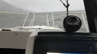 preview picture of video 'Askeladden P77 /Parker P77Weekend in gale wind, stiv kuling.'