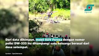 Detik-detik Evakuasi Mobil Jatuh dari Jembatan Gantung di Bone | Opsi.id