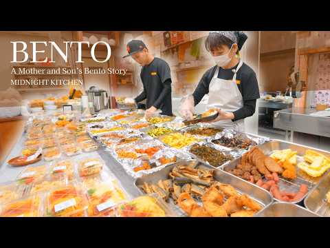 In einem Bento-Laden, der von einer japanischen Mutter und ihrem Sohn geführt wird