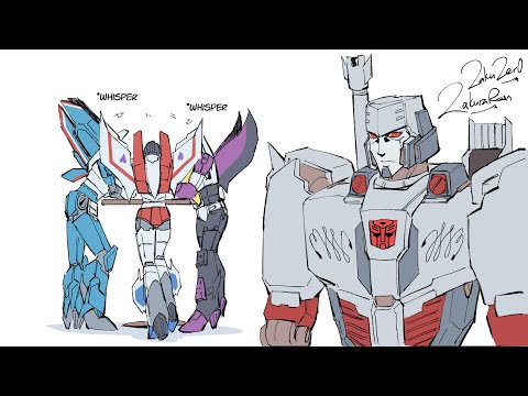 Megatron Discovers the Seekers Secret- Transformers (Comic Dub)
