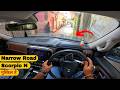 Driving Black Scorpio N In Narrow Roads IMPOSSIBLE