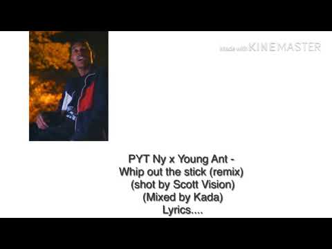 PYT Ny x Young Ant -  Whip out the stick (remix)  (shot by Scott Vision)  (Mixed by Kada)  Lyrics...