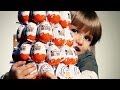 Sammie is opening 10 Kinder Surprise Eggs our ...