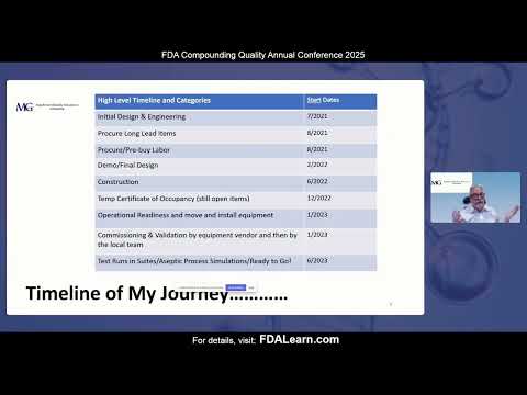 The Journey to Build a Sterile Drug Product Facility (FDA ...