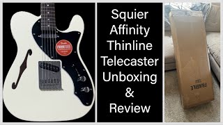 Video thumbnail for Squier Affinity Thinline Telecaster Unboxing and Review: Squier Keeps Getting Better by Jonathan Calhoun