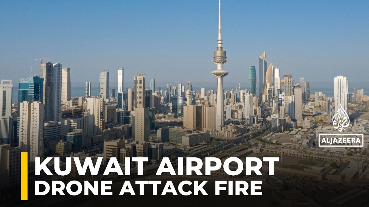 Kuwait airport hit by drone strike, fuel tank ignites