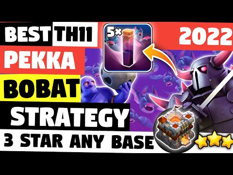 TH11 Pekka BoBat Attack Strategy (2022) - Best TH11 Pekka & Bat Attack | Clash of Clans