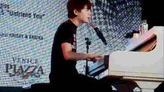 Greyson Chance - Home Is In Your Eyes (Live at Eastwood Mall Open Park)